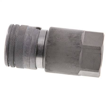 Acero DN 12.5 Toma hidráulica de cara plana G 1/2 pulgadas rosca hembra ISO 16028 D 24.5mm