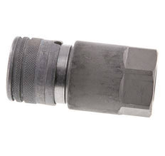 Acero DN 12.5 Toma hidráulica de cara plana G 1/2 pulgadas rosca hembra ISO 16028 D 24.5mm