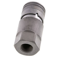 Acero DN 12.5 Toma hidráulica de cara plana G 1/2 pulgadas rosca hembra ISO 16028 D 24.5mm