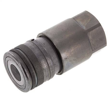 Acero DN 12.5 Toma hidráulica de cara plana G 3/4 pulgadas rosca hembra ISO 16028 D 24.5mm
