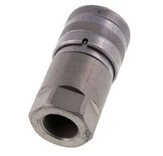 Acero DN 19 Boca Hidráulica de Cara Plana G 3/4 pulgadas Rosca Hembra ISO 16028 D 30mm