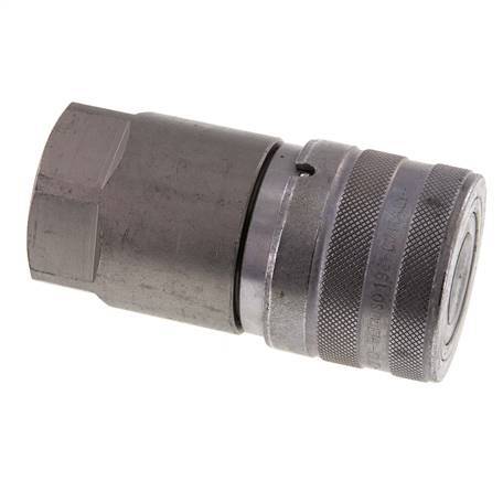 Acero DN 19 Boca Hidráulica de Cara Plana G 3/4 pulgadas Rosca Hembra ISO 16028 D 30mm