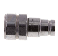 Acero DN 10 Enchufe hidráulico de cara plana G 1/2 pulgadas rosca hembra ISO 16028 D 19,7mm