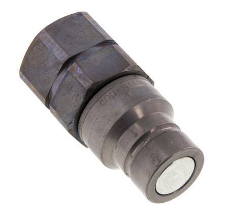 Acero DN 19 Tapón hidráulico de cara plana G 3/4 pulgadas rosca hembra ISO 16028 D 30mm