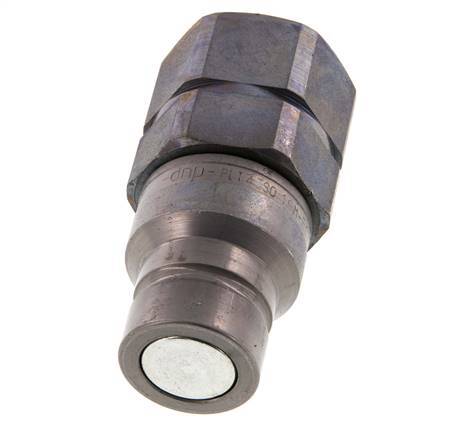 Acero DN 19 Tapón hidráulico de cara plana G 3/4 pulgadas rosca hembra ISO 16028 D 30mm