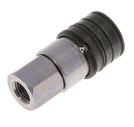 Acero DN 6.3 Toma hidráulica de cara plana G 1/4 pulgadas rosca hembra ISO 16028 CEJN D 16.2mm