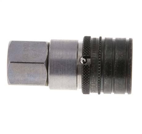 Acero DN 6.3 Toma hidráulica de cara plana G 1/4 pulgadas rosca hembra ISO 16028 CEJN D 16.2mm