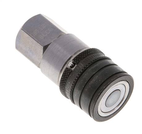 Acero DN 6.3 Toma hidráulica de cara plana G 1/4 pulgadas rosca hembra ISO 16028 CEJN D 16.2mm