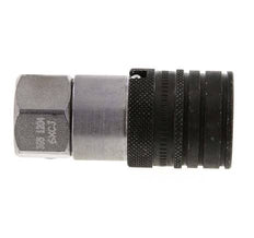 Acero DN 10 Boca hidráulica de cara plana G 3/8 pulgadas rosca hembra ISO 16028 CEJN D 19,7mm