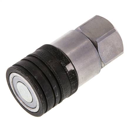 Acero DN 12.5 Boca hidráulica de cara plana G 1/2 pulgadas rosca hembra ISO 16028 CEJN D 24.5mm