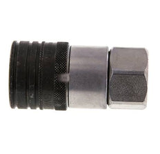Acero DN 12.5 Boca hidráulica de cara plana G 1/2 pulgadas rosca hembra ISO 16028 CEJN D 24.5mm