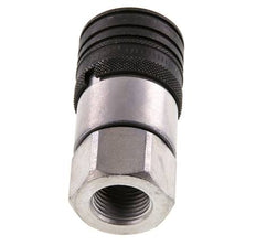 Acero DN 12.5 Boca hidráulica de cara plana G 1/2 pulgadas rosca hembra ISO 16028 CEJN D 24.5mm
