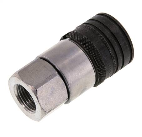 Acero DN 12.5 Boca hidráulica de cara plana G 1/2 pulgadas rosca hembra ISO 16028 CEJN D 24.5mm