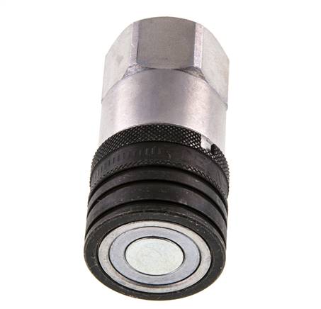 Acero DN 12.5 Boca hidráulica de cara plana G 1/2 pulgadas rosca hembra ISO 16028 CEJN D 24.5mm