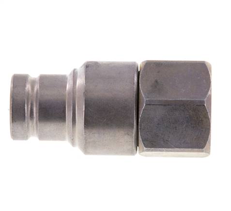 Acero DN 10 Enchufe hidráulico de cara plana G 1/2 pulgadas rosca hembra ISO 16028 CEJN D 19,7mm