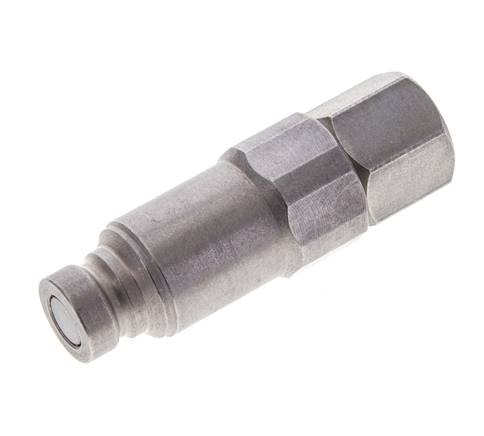Acero DN 6.3 Enchufe hidráulico de cara plana G 1/4 pulgadas rosca hembra ISO 16028 CEJN Eliminador de presión D 16.2mm