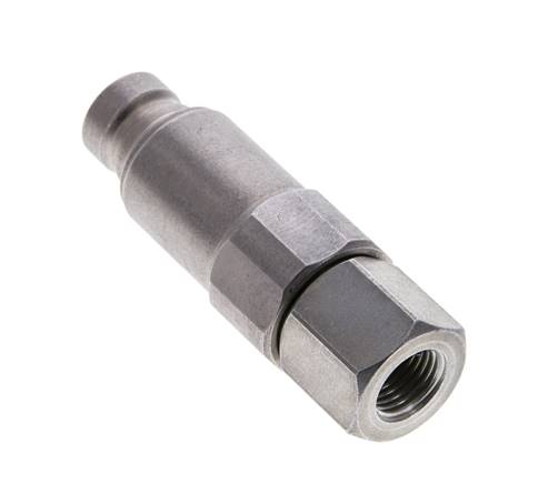 Acero DN 6.3 Enchufe hidráulico de cara plana G 1/4 pulgadas rosca hembra ISO 16028 CEJN Eliminador de presión D 16.2mm