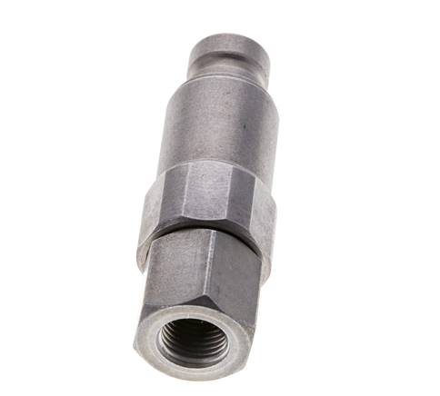 Acero DN 6.3 Enchufe hidráulico de cara plana G 1/4 pulgadas rosca hembra ISO 16028 CEJN Eliminador de presión D 16.2mm