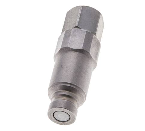 Acero DN 6.3 Enchufe hidráulico de cara plana G 1/4 pulgadas rosca hembra ISO 16028 CEJN Eliminador de presión D 16.2mm