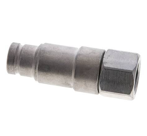 Acero DN 10 Enchufe hidráulico de cara plana G 1/2 pulgadas rosca hembra ISO 16028 CEJN Eliminador de presión D 19,7mm