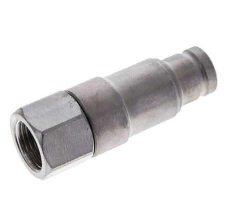 Acero DN 10 Enchufe hidráulico de cara plana G 1/2 pulgadas rosca hembra ISO 16028 CEJN Eliminador de presión D 19,7mm