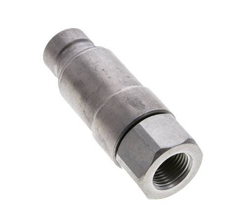 Acero DN 12.5 Enchufe hidráulico de cara plana G 1/2 pulgadas rosca hembra ISO 16028 CEJN Eliminador de presión D 24.5mm