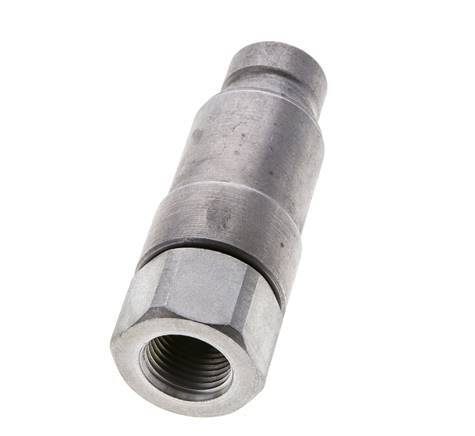 Acero DN 12.5 Enchufe hidráulico de cara plana G 1/2 pulgadas rosca hembra ISO 16028 CEJN Eliminador de presión D 24.5mm
