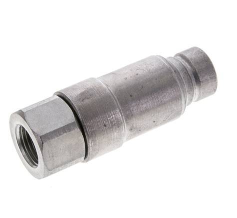 Acero DN 12.5 Enchufe hidráulico de cara plana G 1/2 pulgadas rosca hembra ISO 16028 CEJN Eliminador de presión D 24.5mm