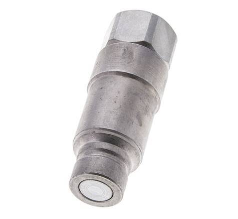 Acero DN 12.5 Enchufe hidráulico de cara plana G 1/2 pulgadas rosca hembra ISO 16028 CEJN Eliminador de presión D 24.5mm