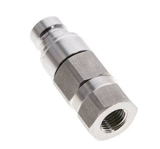 Enchufe hidráulico de acero inoxidable DN 6 de cara plana G 1/4 pulgadas rosca hembra ISO 16028 D 16,2mm