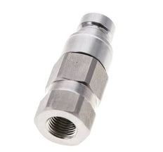 Enchufe hidráulico de acero inoxidable DN 6 de cara plana G 1/4 pulgadas rosca hembra ISO 16028 D 16,2mm