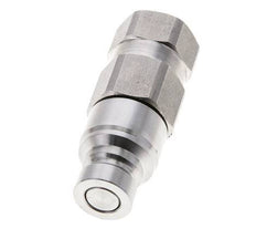 Enchufe hidráulico de acero inoxidable DN 6 de cara plana G 1/4 pulgadas rosca hembra ISO 16028 D 16,2mm