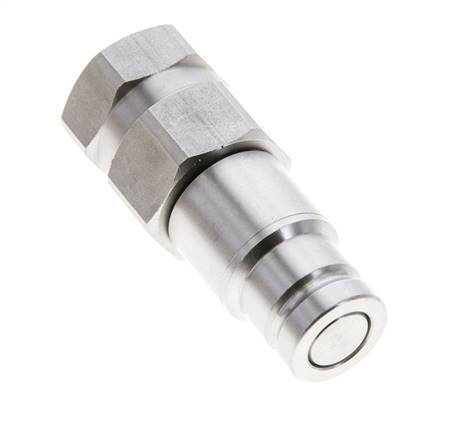 Tapón hidráulico de acero inoxidable DN 10 de cara plana G 3/8 pulgadas rosca hembra ISO 16028 D 19,7mm