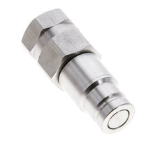 Tapón hidráulico de acero inoxidable DN 10 de cara plana G 3/8 pulgadas rosca hembra ISO 16028 D 19,7mm