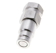 Tapón hidráulico de acero inoxidable DN 10 de cara plana G 3/8 pulgadas rosca hembra ISO 16028 D 19,7mm