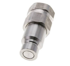 Tapón hidráulico de acero inoxidable DN 12 de cara plana G 3/4 pulgadas rosca hembra ISO 16028 D 24,5mm