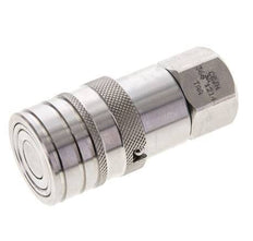 Acero inoxidable DN 10 Boca hidráulica de cara plana G 3/8 pulgadas rosca hembra ISO 16028 CEJN D 19,7mm