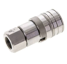 Acero inoxidable DN 10 Boca hidráulica de cara plana G 3/8 pulgadas rosca hembra ISO 16028 CEJN D 19,7mm