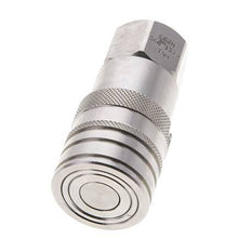Acero inoxidable DN 10 Boca hidráulica de cara plana G 3/8 pulgadas rosca hembra ISO 16028 CEJN D 19,7mm