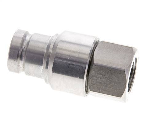 Tapón hidráulico de acero inoxidable DN 10 de cara plana G 3/8 pulgadas rosca hembra ISO 16028 CEJN D 19,7mm