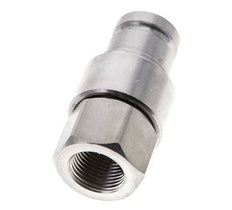 Tapón hidráulico de acero inoxidable DN 10 de cara plana G 3/8 pulgadas rosca hembra ISO 16028 CEJN D 19,7mm