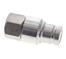 Tapón hidráulico de acero inoxidable DN 10 de cara plana G 3/8 pulgadas rosca hembra ISO 16028 CEJN D 19,7mm