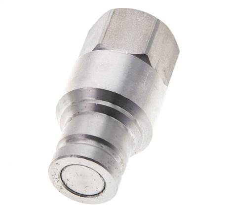 Tapón hidráulico de acero inoxidable DN 10 de cara plana G 3/8 pulgadas rosca hembra ISO 16028 CEJN D 19,7mm