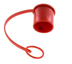 Tapa de protección contra el polvo de plástico de 38 mm para el enchufe con cadena [2 piezas]