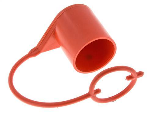 tapa de protección contra el polvo de plástico de 55 mm Para el enchufe de acoplamiento con cadena