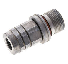 Acero DN 8.7 Toma hidráulica de cara plana G 3/8 pulgadas rosca hembra ISO 16028 D M30 x 2