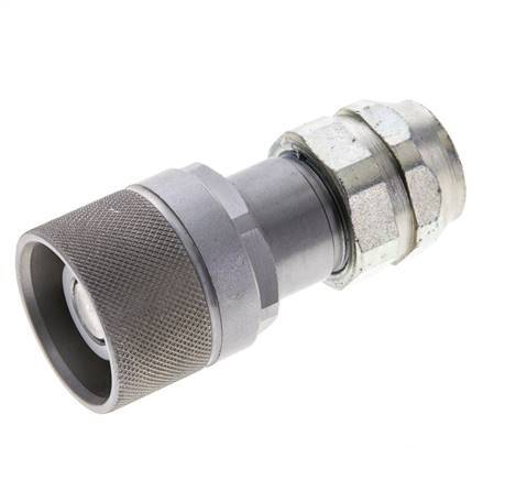 Acero DN 8.7 Tapón hidráulico de cara plana G 3/8 pulgadas rosca hembra ISO 16028 D M30 x 2