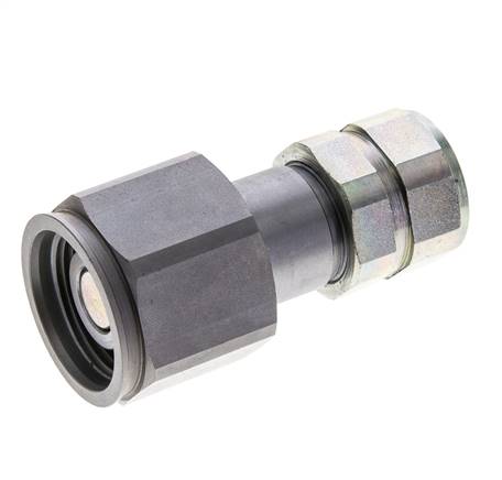 Acero DN 8.7 Enchufe hidráulico de cara plana G 1/2 pulgadas rosca hembra ISO 16028 D M30 x 2