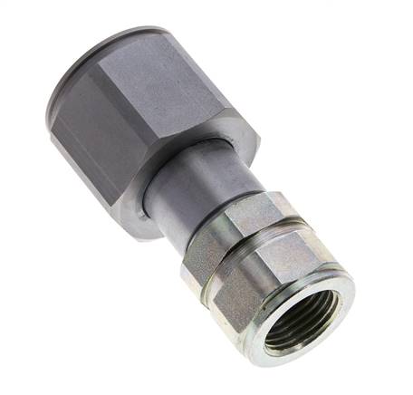 Acero DN 8.7 Enchufe hidráulico de cara plana G 1/2 pulgadas rosca hembra ISO 16028 D M30 x 2