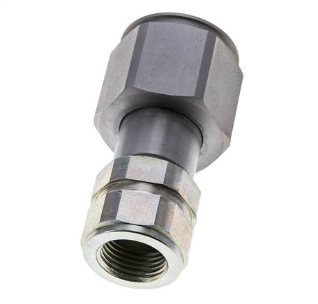 Acero DN 8.7 Enchufe hidráulico de cara plana G 1/2 pulgadas rosca hembra ISO 16028 D M30 x 2
